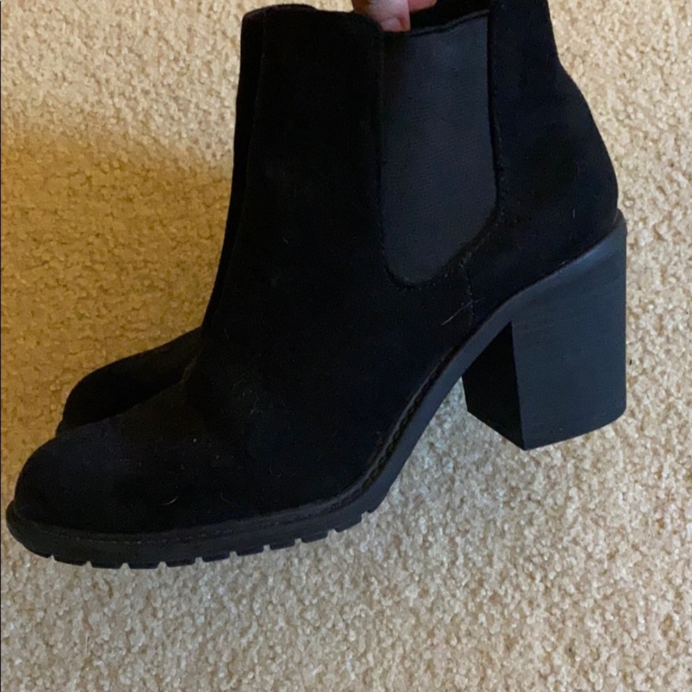 Black ankle booties